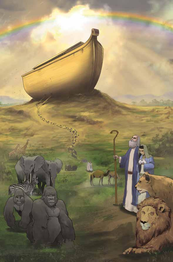 imagen de Noe con el barco