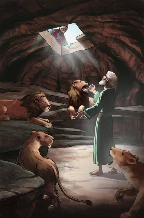 imagen de Daniel con leones