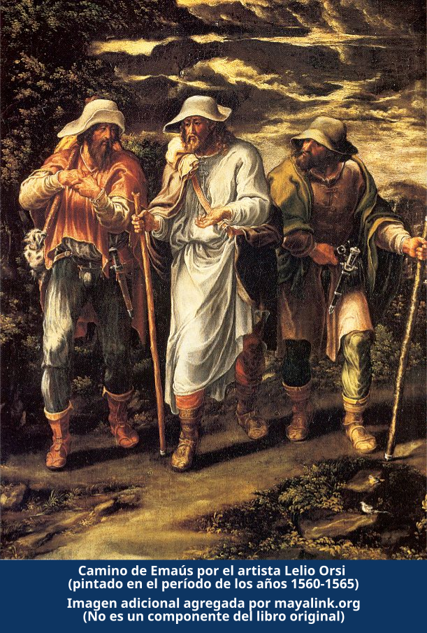 Imagin de Jesús en el camino a Emaús