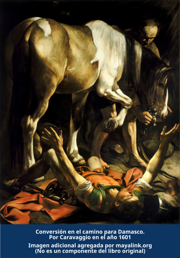 imagen que representa la conversion de Pablo el Apóstol